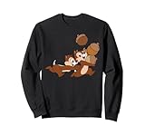 pull disney homme noir Official Disney Merchandise Disney Chip ‘n Dale Chipmunks Acorn Run Sweatshirt