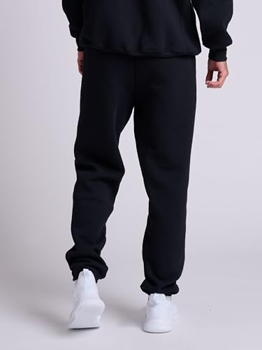 Image of Russell Athletic Men's Dri Power Fleece Elastic Bottom Sweatpants, Relaxed Fit, Moisture Wicking, with or Without Pockets