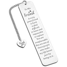 Bookmark Gifts for Best Friend Friendship Gift for Women Christmas Stocking Stuffers Friends Sentimental Gifts for Friend Best Friend Birthday Graduation Gifts for Women Female Friend Gift Ideas