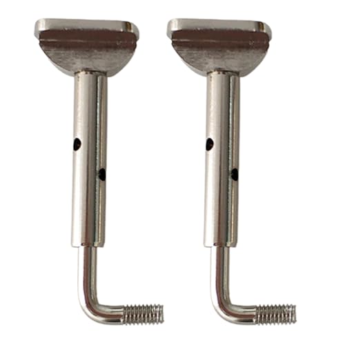 Metal Chinrest Screws, 2X Violin Replacement Chin Rest Clamp Screws, Precise Fit Musical Instrument Parts for String Learners, C