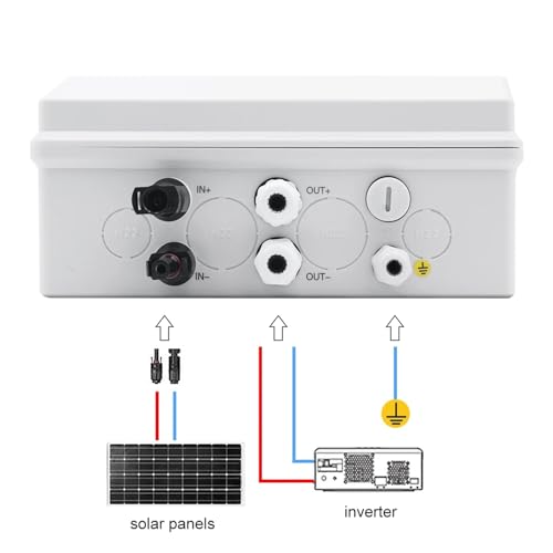 Caja combinadora fotovoltaica para conectar 9 strings de paneles solares 4