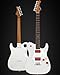 WestCreek TT-50KS Solid Body Electric Guitar, Mahogany Body, Maple Neck, Rosewood Fretboard, Rounded End Frets, Bone Nut, 22 Frets (White)