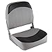 Wise 8WD734PLS-664 Low Back Boat Seat, Grey/Charcoal