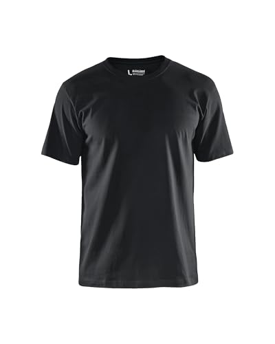 T-Shirts de Trabajo Blaklader 3602 ropa laboral negra XXL pack de 10 camisetas de manga corta