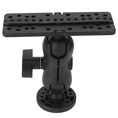 GLOGLOW Base de montagem para localizador de peixes, durável, nylon, silicone, suporte giratório de