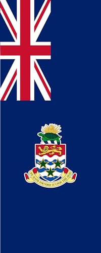 Drapeau Îles Caïmans grand format 3,5m² pour pavoisement d'événement