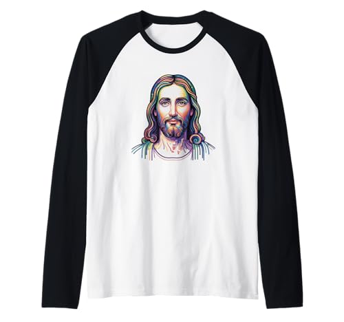 Church - Jesus Christ Portrait Face Divine God Holy Raglan