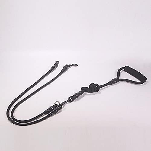 Dog Leash pet Dog Leash Nylon Rope Double Dual Two Heads Dogs Leash Two And More Dogs Collars Harness Leads 1Pcs Black Two Ropes
