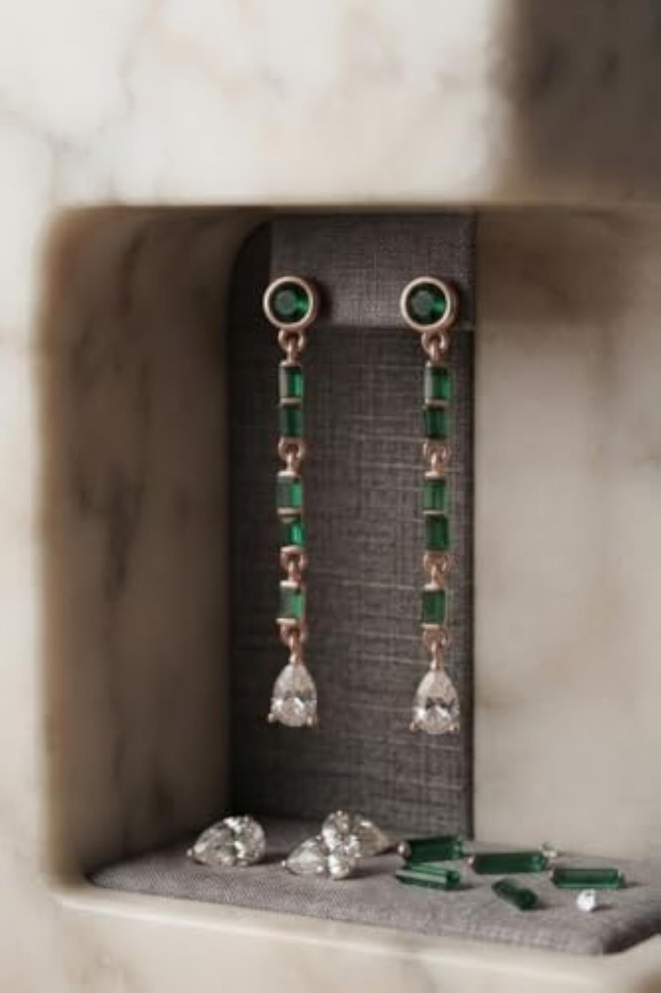 Women's Verde Cascade Sterling Silver Earrings, Everyday Wear