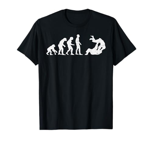 Brazilian Jiu Jitsu Judo Evolution Funny Martial Arts Gift Maglietta