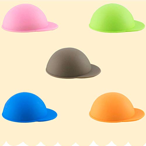 Tampa de silicone divertida Cabilock 10 peças para tampa de refrigerante, tampa de proteção contra p