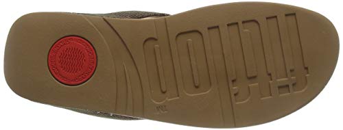 Image of FitFlop Women's LULU Suede Toe-Post Sandals | Lightweight Summer Walking Sandals with Cushioned Comfort, Arch Support & Grip