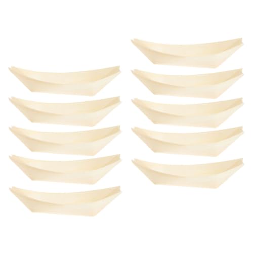 Platos descartables de madera Uonlytech 6 in miniatura 1