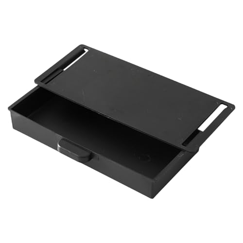 Cajones debajo del escritorio, cajón debajo de la mesa de plástico de 9, 3x4, 1x1, 4 pulgadas, almacenamiento de escritorio oculto autoadhesivo, bandeja para el hogar y la oficina