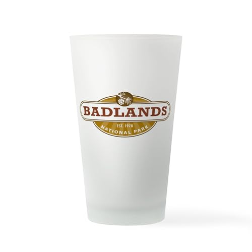 CafePress Badlands National Park Pint Glass, 16 oz. Drinking Glass