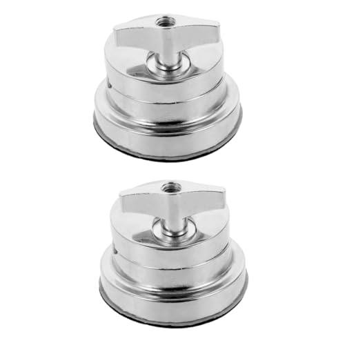 Abaodam - Soporte de base para pata de batería de suelo, 2 piezas, fácil de instalar, accesorio esencial para práctica y kit de batería miniatura 1
