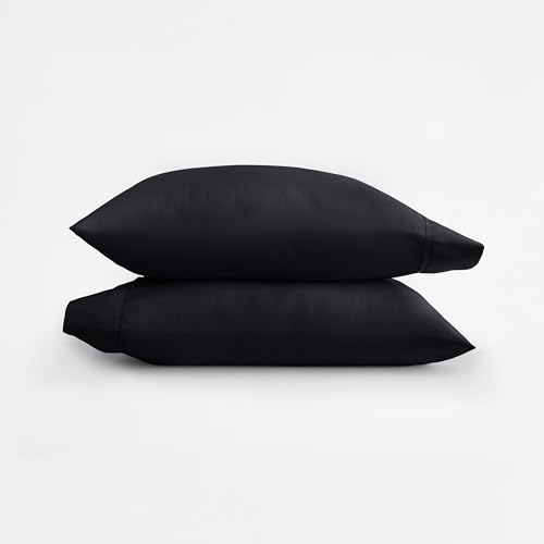 Linen Market Ultra Soft Pillow Covers King Size (2 Piece) - Luxurious Pillow Cases 40x20 - Gifts for Women - Home Decor, Bedroom Decor - Pillowcase Black