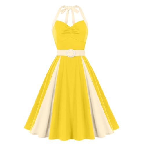 Robe Rockabilly des années 1950 IBAKOM pour cocktail et bal rétro