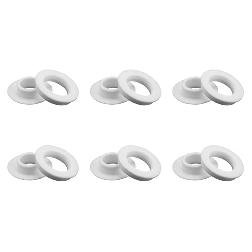 Quick Drain Plastic Grommet Kit for Sun2Solar Solar Heating Pool Covers Swimming Pool Drainage System Helps Remove Excess Water from ATOP Blankets (6 Pack)