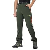 HomKuch Pantalones de Senderismo elásticos de Campamento al Aire Libre Respirables para Hombres