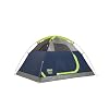 Coleman Sundome Camping Tent with Rainfly, 2/3/4/6 Person Tent Sets Up in 10 Mins, Weatherproof Shelter for Camping, Festivals, Backyard, Sleepovers, More