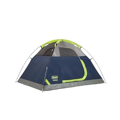 Coleman Sundome Camping Tent with Rainfly, 2/3/4/6 Person Tent Sets Up in 10 Mins, Weatherproof Shelter for Camping, Festivals, Backyard, Sleepovers, More