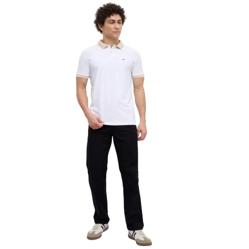 Image of Nostrum Mary Half Sleeve Polo T-Shirt with Two-Tone Collar, Stylish T Shirt for Men, Polo Tshirts for Men, Cotton T Shirt for Man, Casual Tshirt for Mens Boys