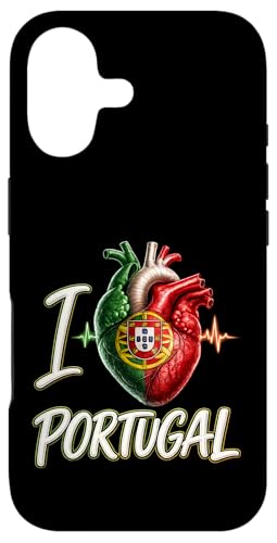 I Love Portugal Anatomical Heart �|���g�K������ ���s�M�t�g �X�}�z�P�[�X iPhone 17 �p