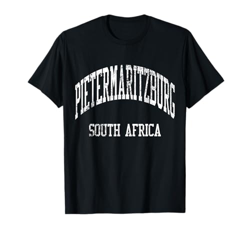 Pietermaritzburg South Africa Retro 70s College Sports Style T-Shirt