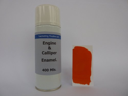Fascinating Finishes Ltd 1 x 400ml Aerosol Orange Heat Resistant Gloss Brake Caliper & Engine Paint