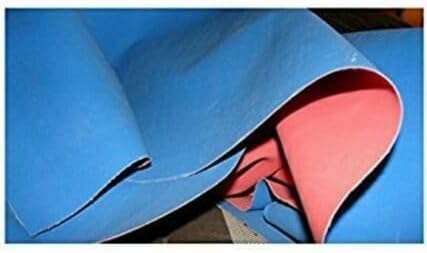 Rubber Sheet Protector for Hospital Bed, Waterproof Macintosh Sheet, Blue, 1.5 Meter