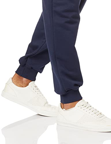 Calça Malwee Tradicional Feito em moletom flanelado masculino, Azul Marinho, XGG