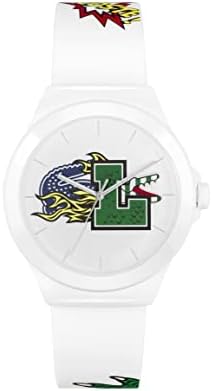 Lacoste Analogue Quartz Watch for Men with White Silicone Bracelet - 2011232