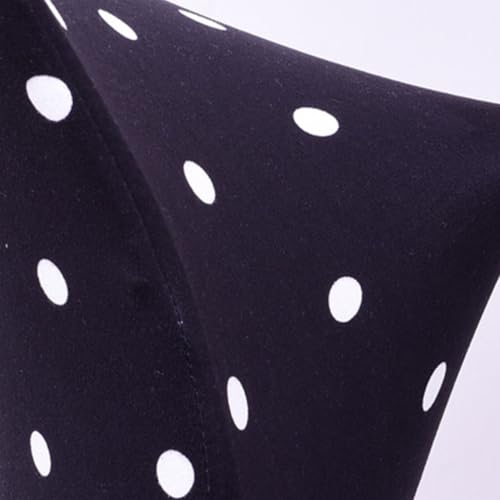 Funda para silla de oficina elástica y lavable: protector negro de spandex para textil de escritorio 3