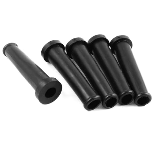 TA-VIGOR 5Pcs Strain Relief Cord Protector Sleeve, 2.8" Rubber Cable Boot Cover, Flexible Cable Protector for Electric Drill, Grinder, Cutting Tools, Power Tool Cord Sleeve 70mm x 20mm x 9mm