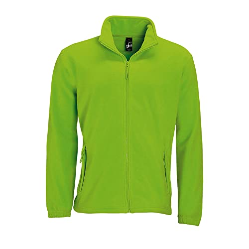 SOLS North Fleece Jacket Colour Lime Size XL
