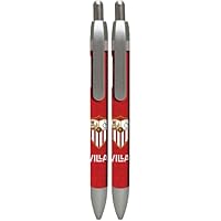 CYPBRANDS Sevilla FC - Bolígrafo 1mm, Diseño Escudo Sevilla FC,
