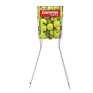GAMMA Sports Tennis BallHopper, Racquet Sports Ball Hoppers for Easy Pick Up, Carrying, and Storage, Durable, Convenient, Heavy-Duty Construction, Multiple Sizes & Colors, Pickleball Hoppers