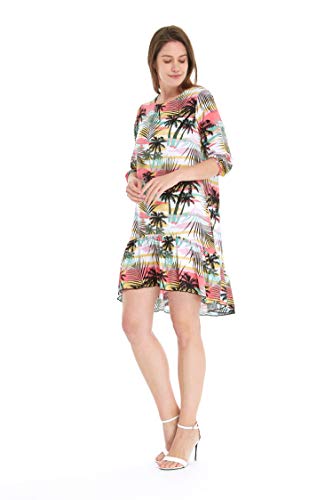 Image of Hawaii Hangover Family Matching Hawaiian Clothes, Neon Sunset Pink | Family Matching Hawaiian Clothes, Neon Sunset Pink, lightweight rayon, machine washable, tropical floral print, luaus