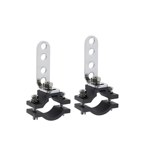 Fixation phare moto LED universelle pour installer des projecteurs sur tube de protection