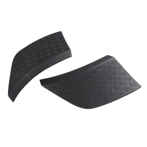 Pegatinas de parachoques delantero para Land Rover Defender 2020-2024 en ABS negro lateral