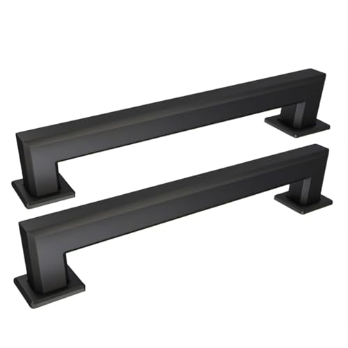 Handicap Grab Bars, Octagon 2 Pack 18 Inch Shower Grab Bar for Seniors, 304 Stainless Steel ADA Grab Bars for Bathtubs and Showers, Toilet, Safety Shower Handles for Elderly, Disabled (Matte Black)