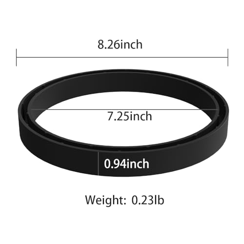JINYUNDZ (2-Pack) 8 1/4\" Ring Base for Propane Cylinder Tank, Propane Tank Protective Spacer Base, Fits 20-40 lb (5-10 Gallons) Cylinder Propane Tank, Compatible with Wireless Propane Gauges - Thumbnail 3
