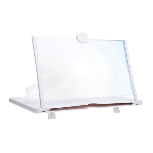 WEKADRIN スマホ画面拡大鏡ホルダー 高精細光学技術 倍率アップ スクリーンアンプ 軽量で丈夫なスタンド付き 携帯画面大きく見る 屋内 旅行