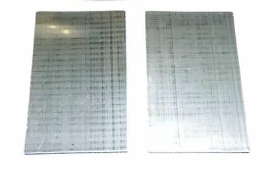100 sztuk płytek katodowych ze stali nierdzewnej 100x65x0,2mm do testów galwanicznych i analizy chemicznej