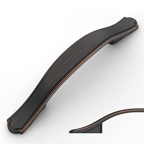 Image of Asidrama 10 Pack 3 Inch(76mm) Oil Rubbed Bronze Kitchen Cabinet Handles Cabinet Pulls Kitchen Cabinet Hardware for Cupboard Drawer Pulls