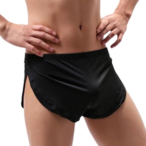 Evankin Men's Boxer Brief Underwear Sexy Boxers Shorts Casual Pajamas Underpants Breathable Fit Split Athletic Shorts