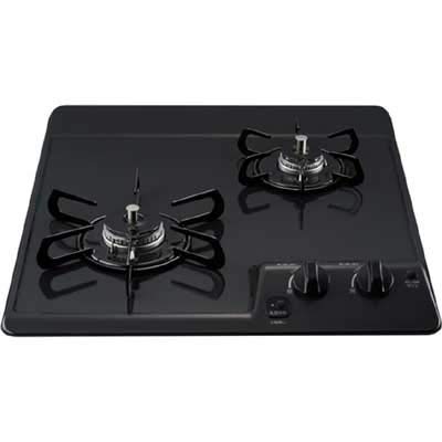 パロマ コンパクトキッチンシリーズ2口タイプビルトインコンロ 幅45cm (ニュートラルグレー) (都市ガス12A13A用) PD-202B-13A