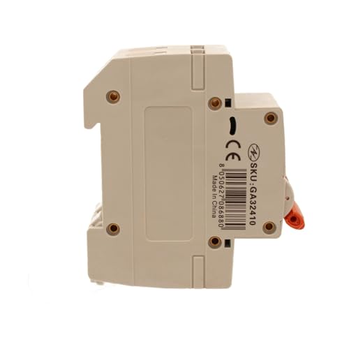 Leistungsschalter 10 A C10, Bipolar 2P, Kurve C 6kA, 2 Module DIN 220 V AC, zertifiziert IEC60898-1, Serie SB6L