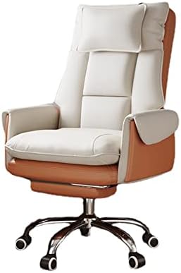 Sofa Office Chair, Gaming Chair Computer Chair Backrest with Footrest Reclining Swivel Chair
